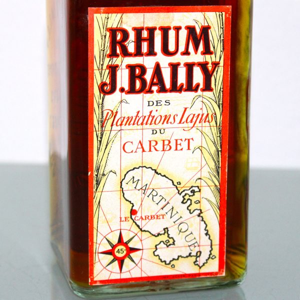 J. Bally Rhum Rum 1960 Vieux Agricole Martinique Label