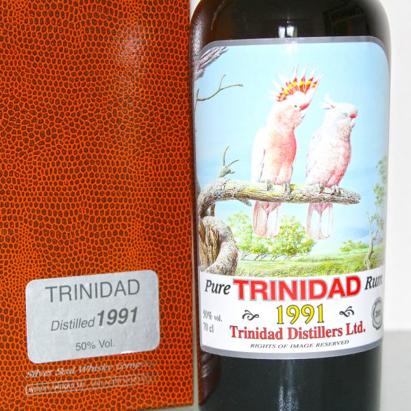 Trinidad Rum Silver Seal 20 Years Old 1991 Wildlife Series Label