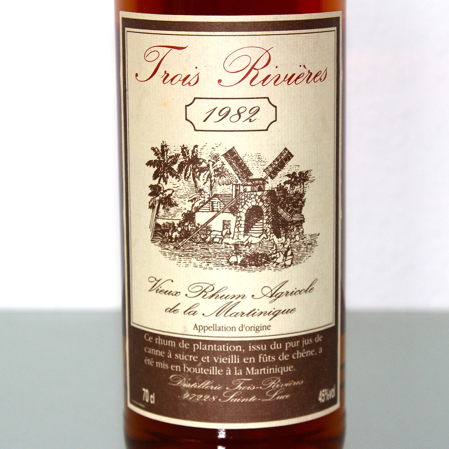 Trois Rivieres 1982 Rhum Rum Martinique Label