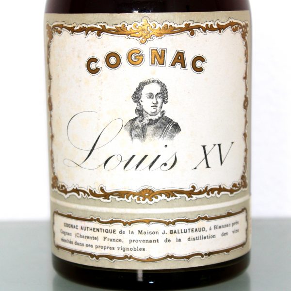 Balluteaud Louis XV 1900 Cognac label