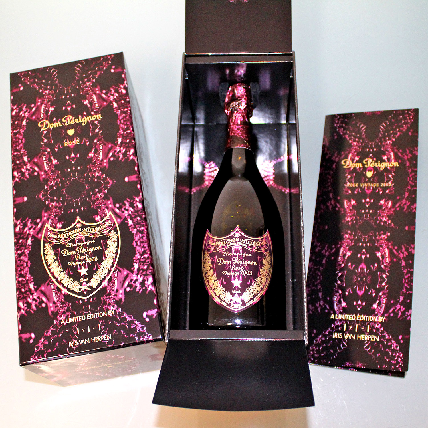 Dom Perignon Rose Vintage 2003 Champagner Iris Van Herpen Edition Box