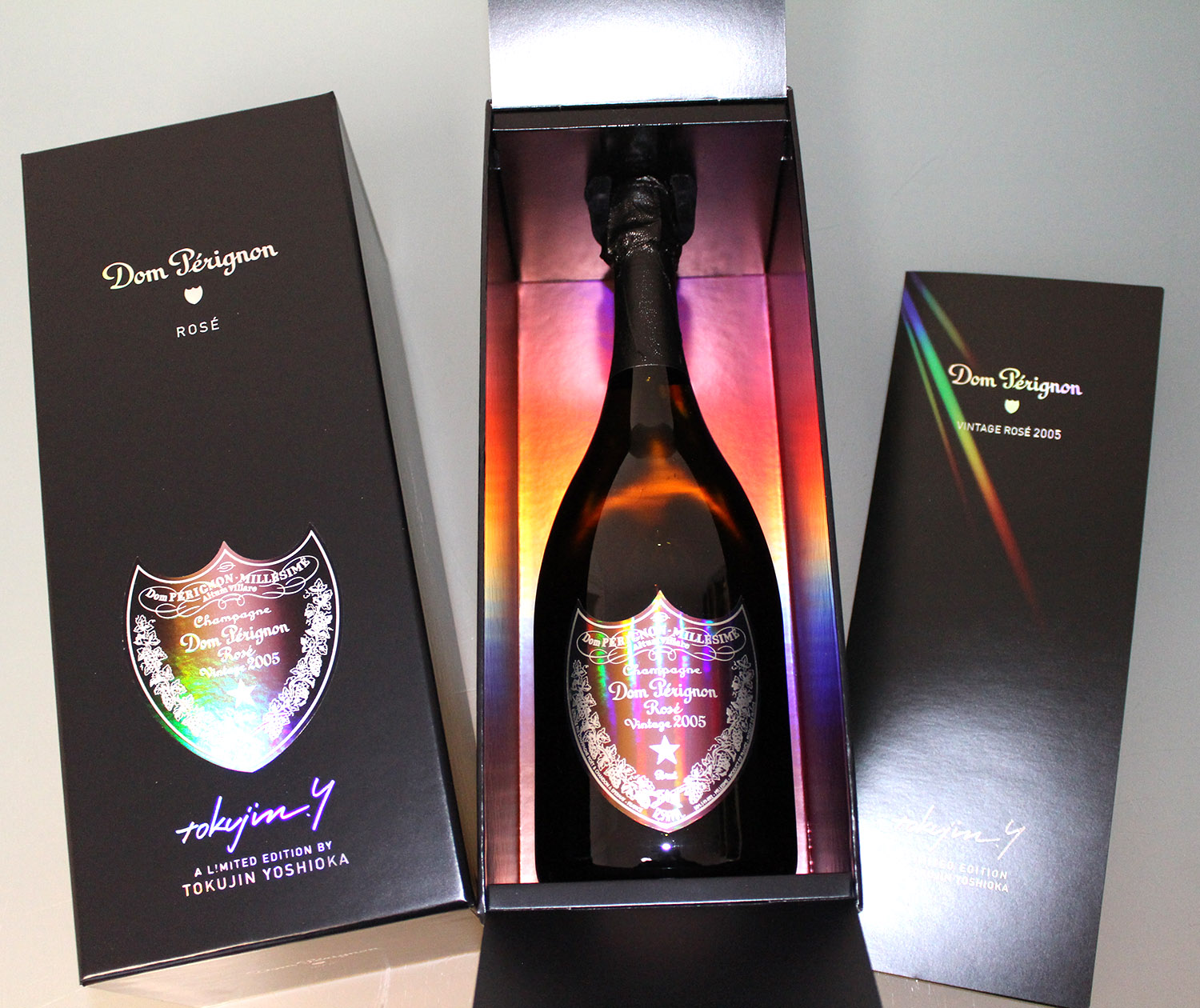 Dom Perignon Rose Vintage 2005 Champagner Tokujin Yoshioka Edition Box