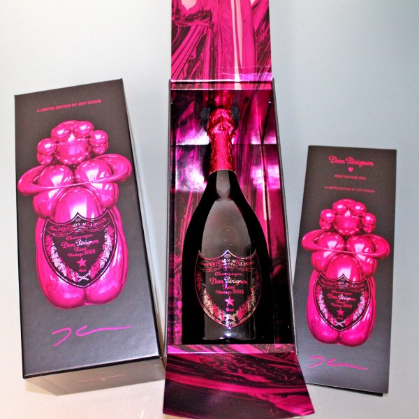Dom Perignon Rose Vintage Champagner 2003 Jeff Koons Edition Box