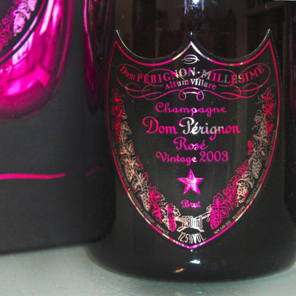 Dom Perignon Rose Vintage Champagner 2003 Jeff Koons Edition Label