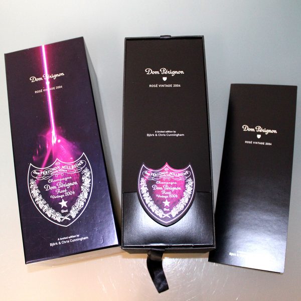Dom Perignon Rose Vintage Champagner 2004 Bjoerk and Cunningham Edition Box Closed