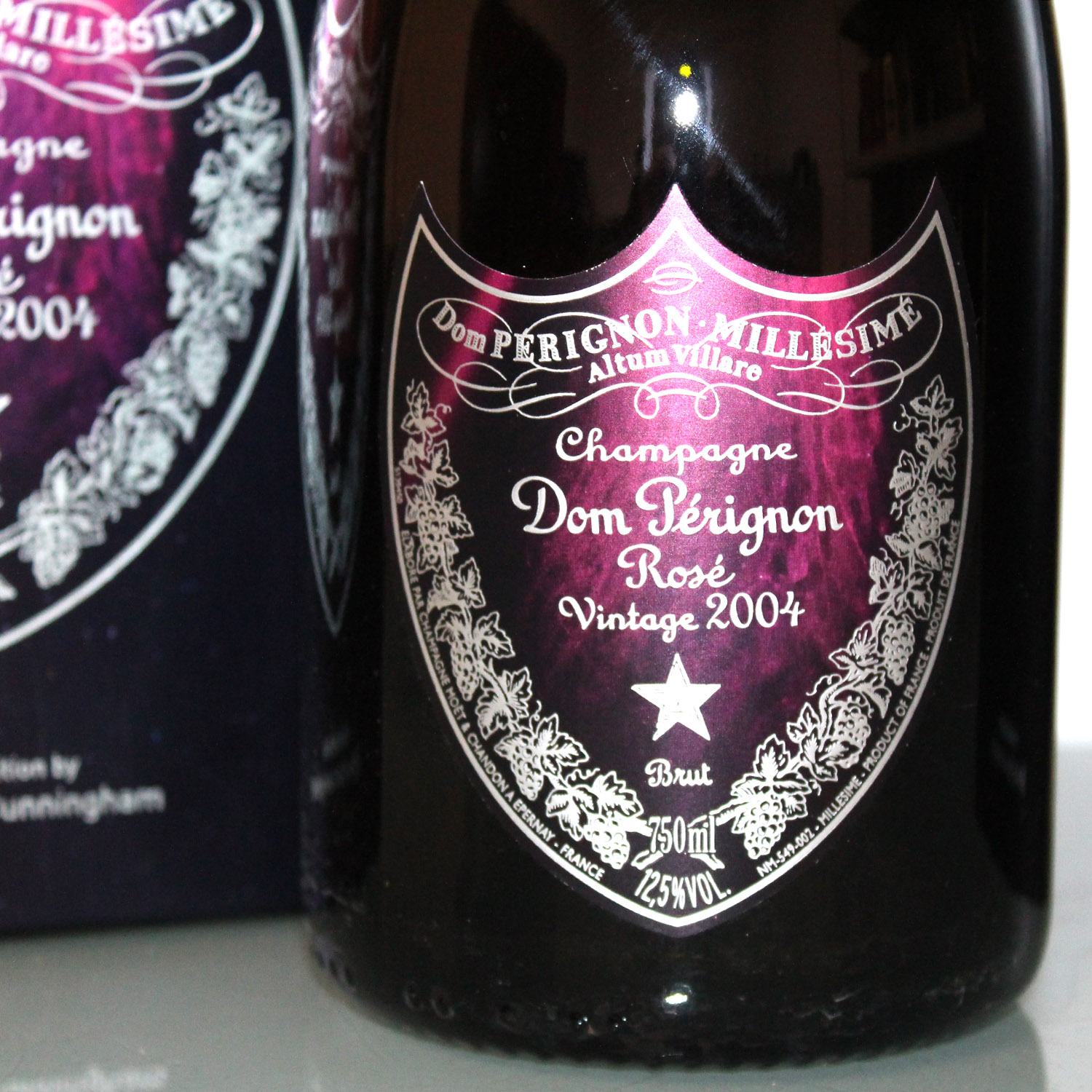 Dom Perignon Rose Vintage Champagner 2004 Bjoerk and Cunningham Edition Label