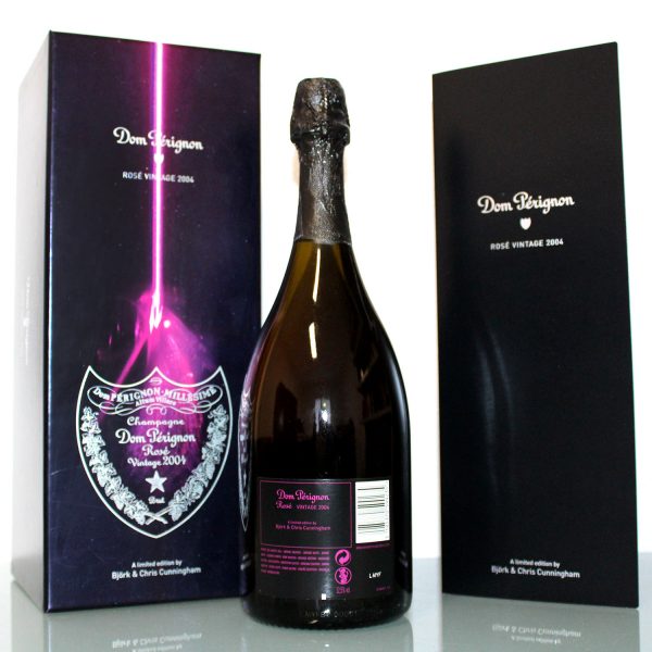 Dom Perignon Rose Vintage Champagner 2004 Bjoerk and Cunningham Edition Label Back