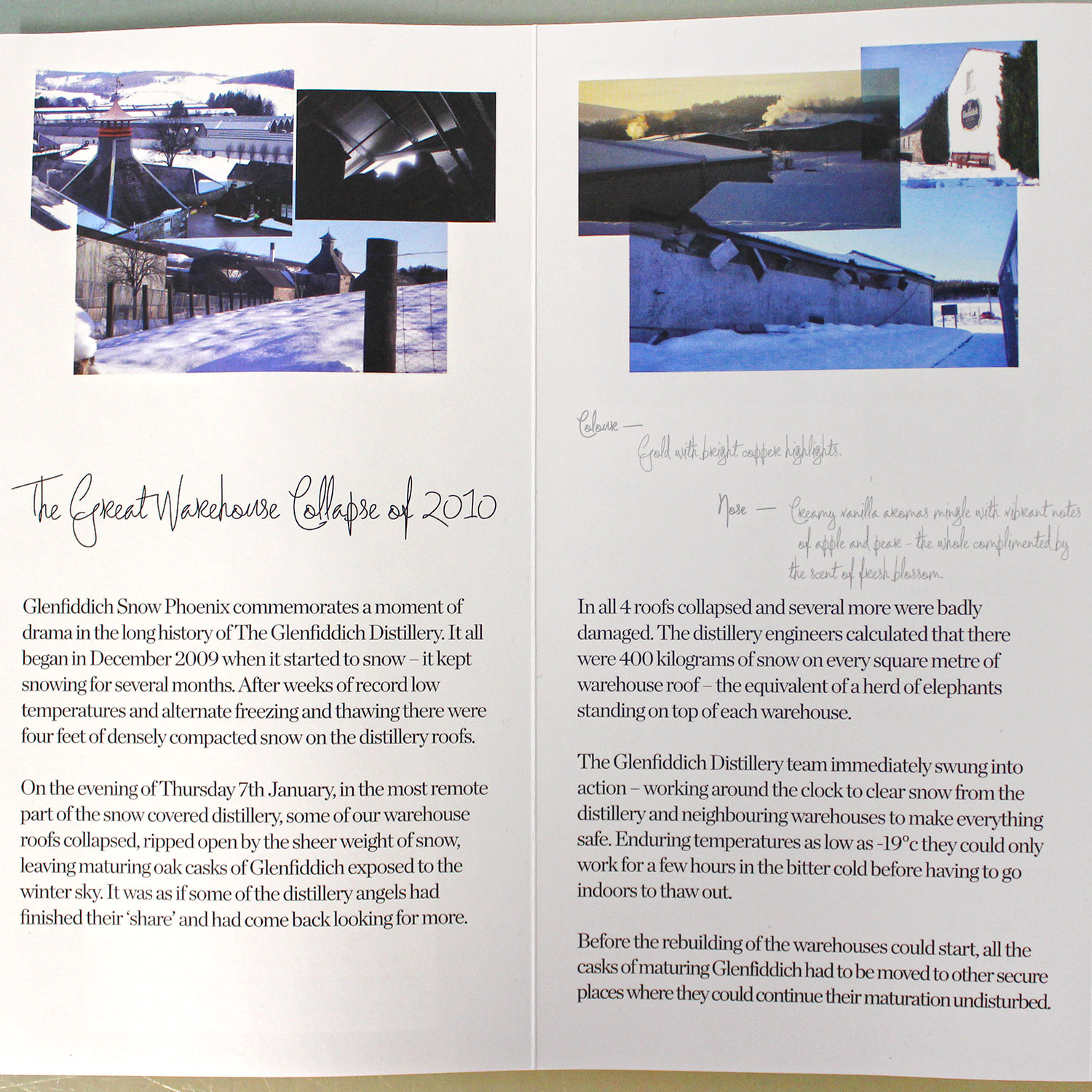 Glenfiddich Snow Phoenix Story Booklet 2