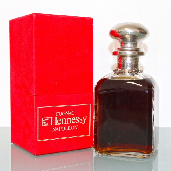 Hennessy Napoleon Silver Top Library Cognac Decanter