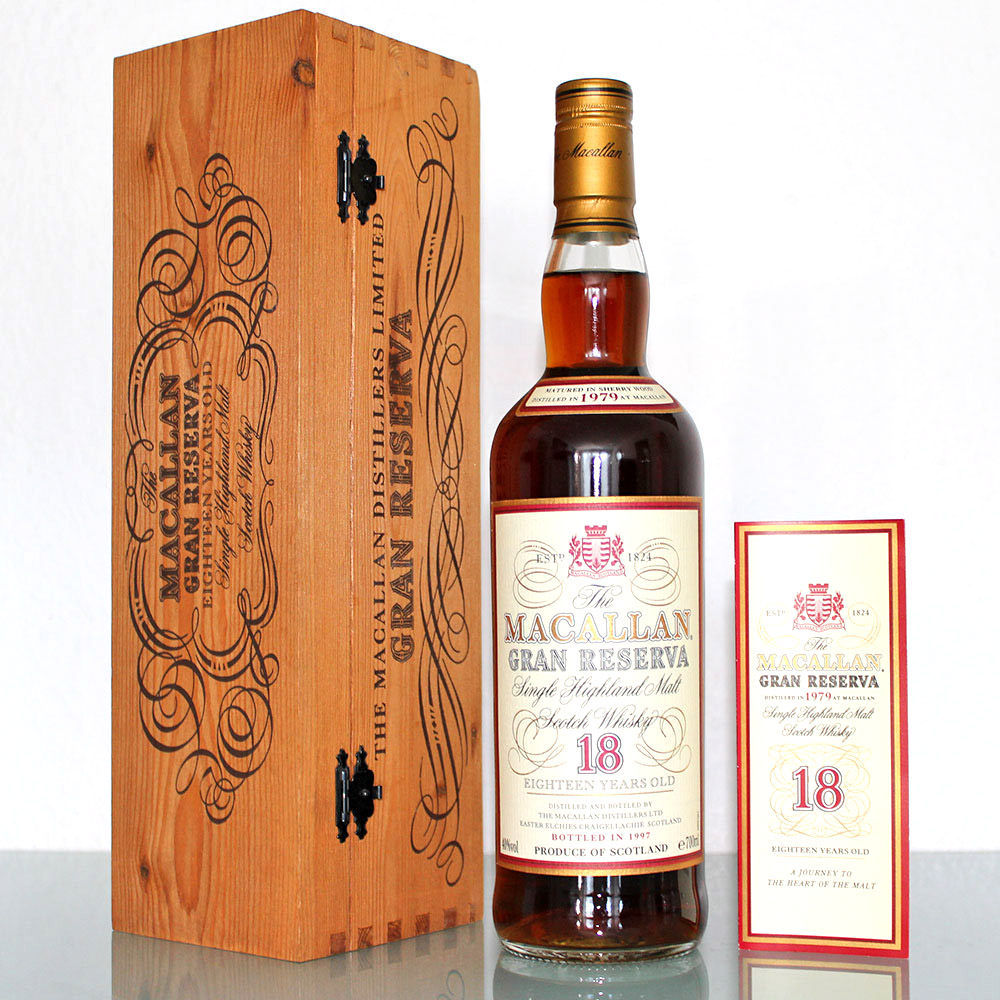 Macallan 1979 18 Years Gran Reserva Single Malt Scotch Whisky