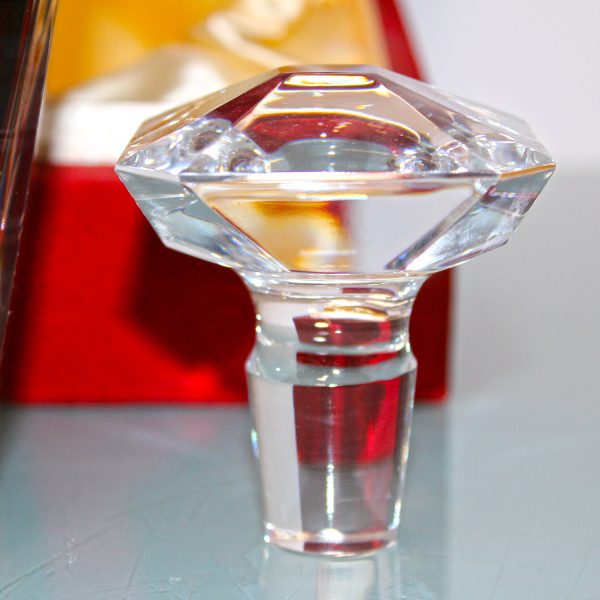 Martell Cordon Bleu 1970s Baccarat Crystal Decanter Cognac Glasstopper