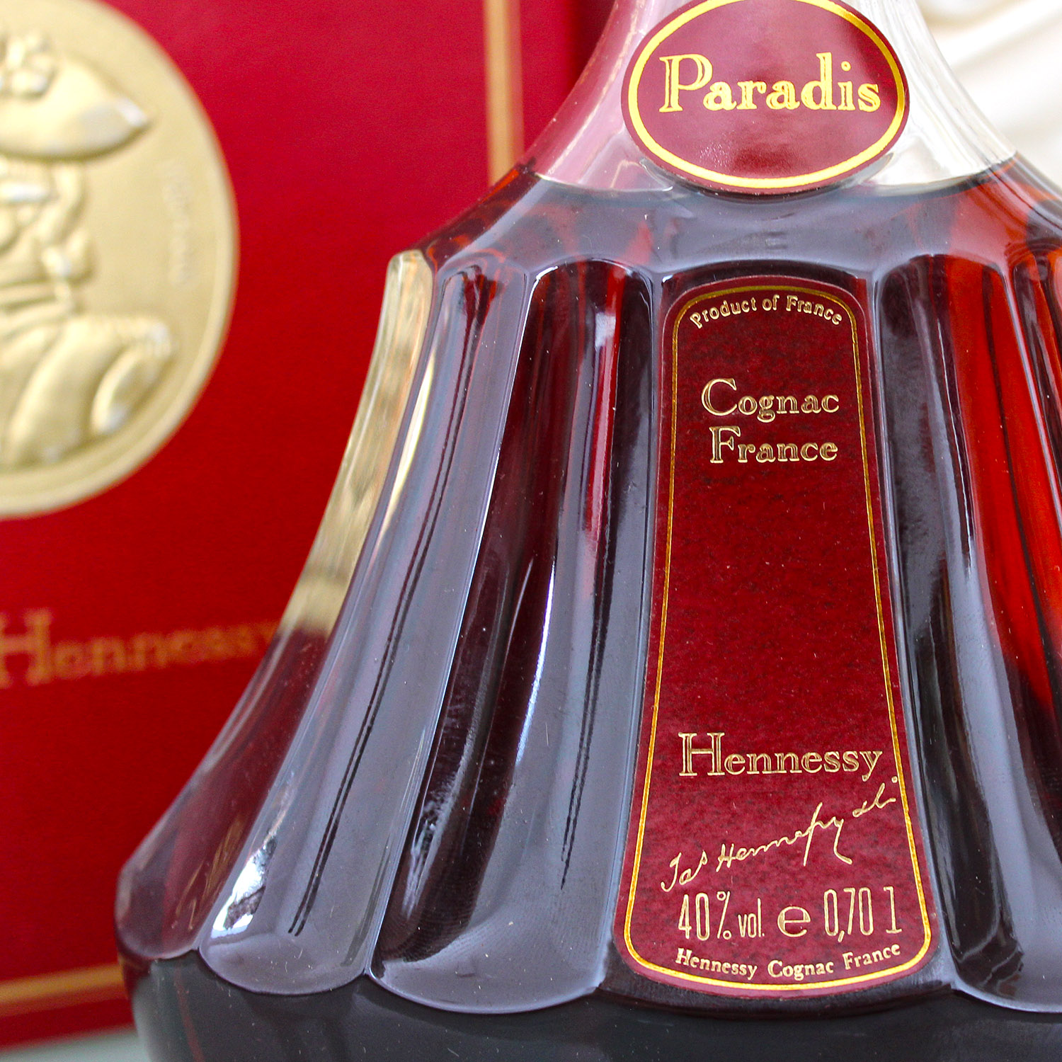 Hennessy Paradis Cognac Alte Abfuellung Label