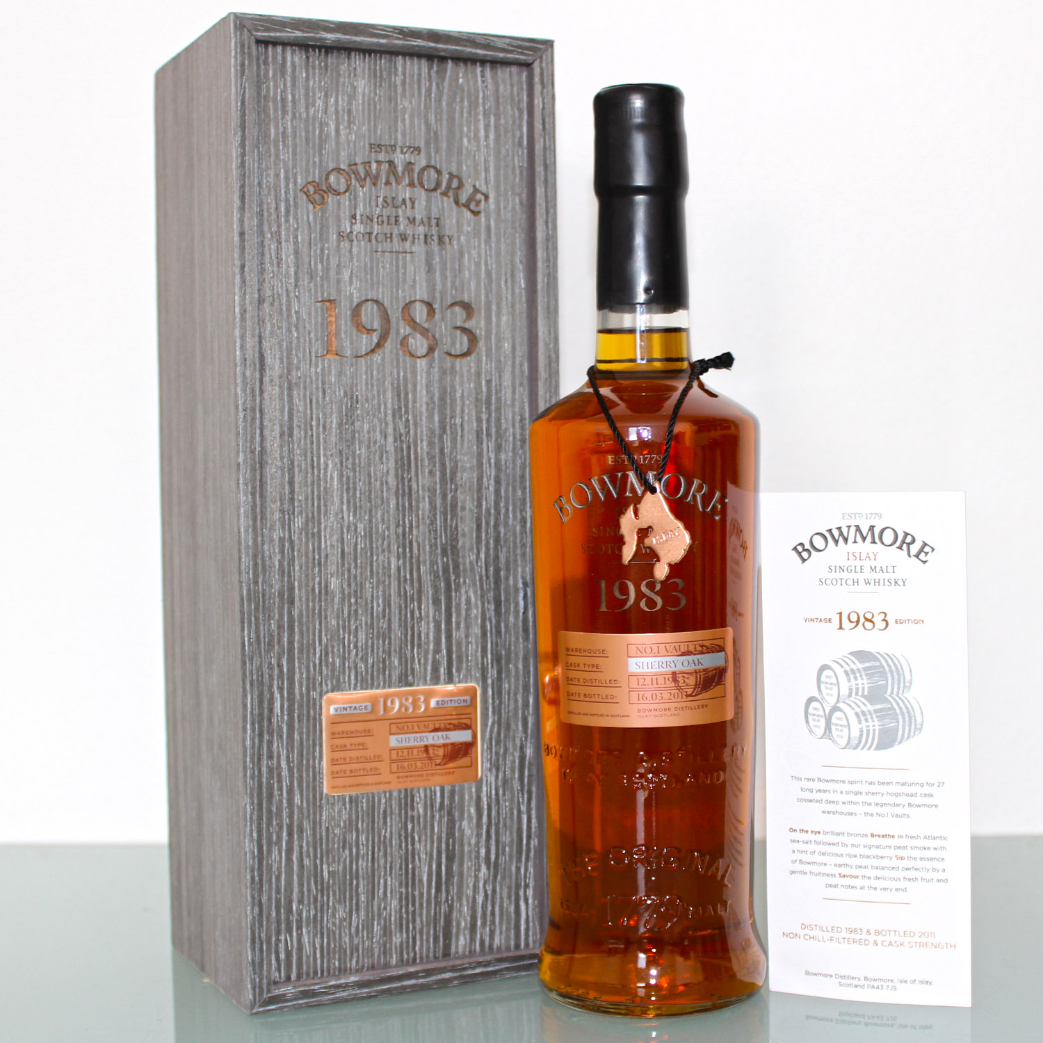 Bowmore 1983 27 Year Old Single Malt Scotch Whisky