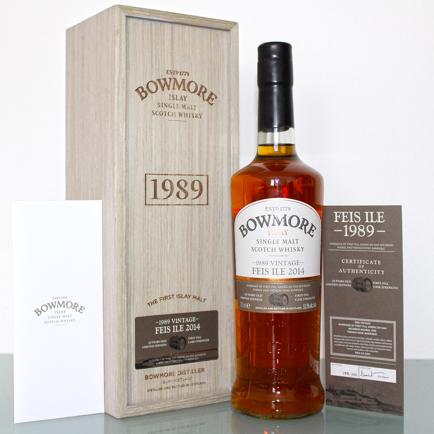 Bowmore 1989 24 Years Feis Ile 2014 Single Malt Scotch Whisky
