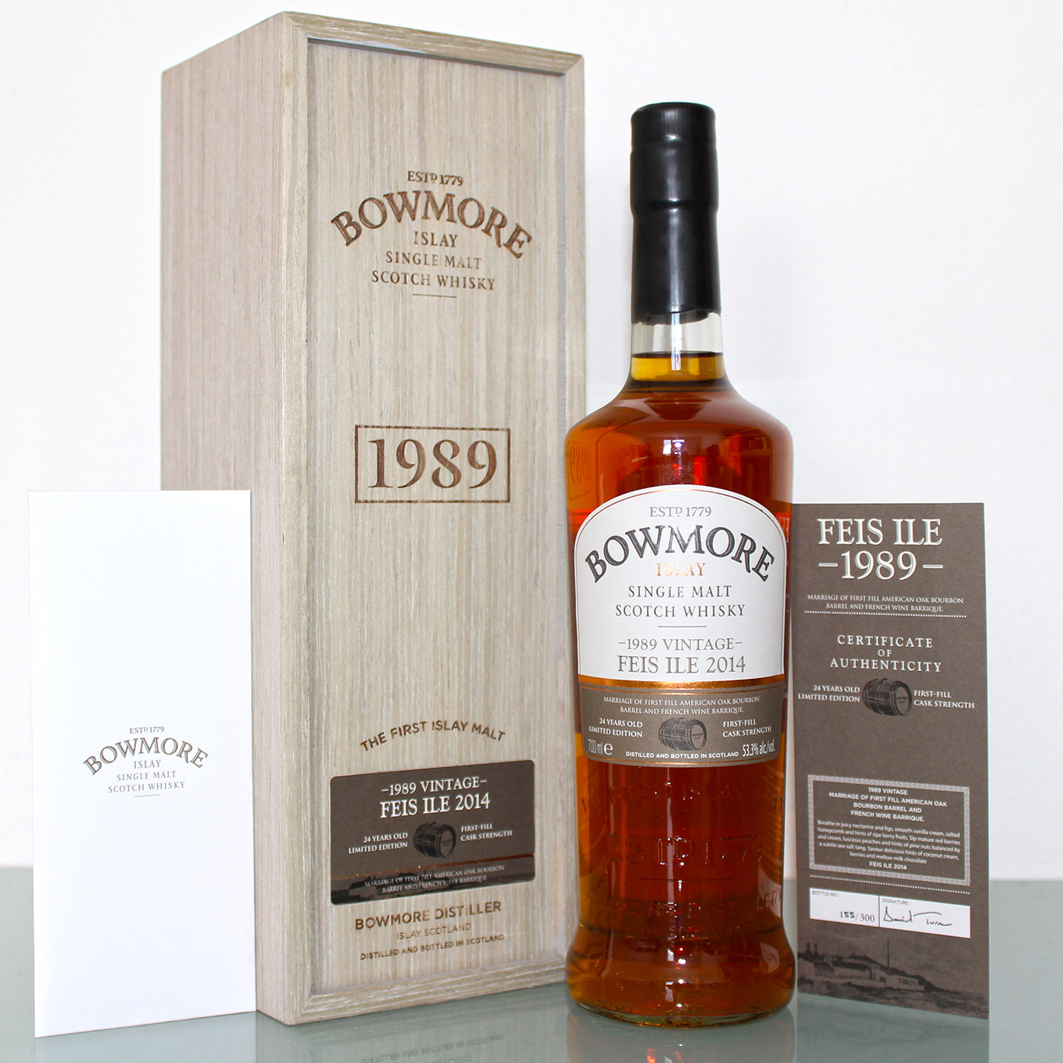 Bowmore 1989 VINTAGE FEIS ILE 2014 空箱・空瓶 Bowmore 1989 VINTAGE FEIS ILE 2014 空箱・空瓶 【公式通販】