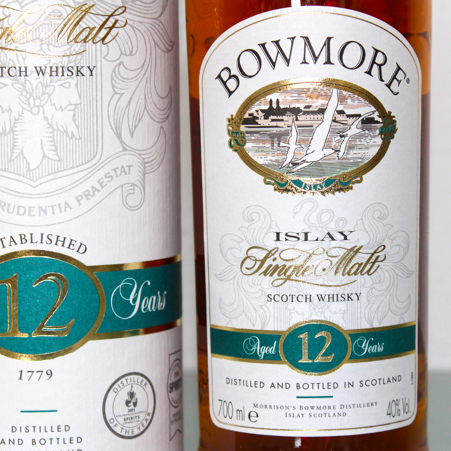 Bowmore 12 Year Old Single Malt Scotch Whisky Label