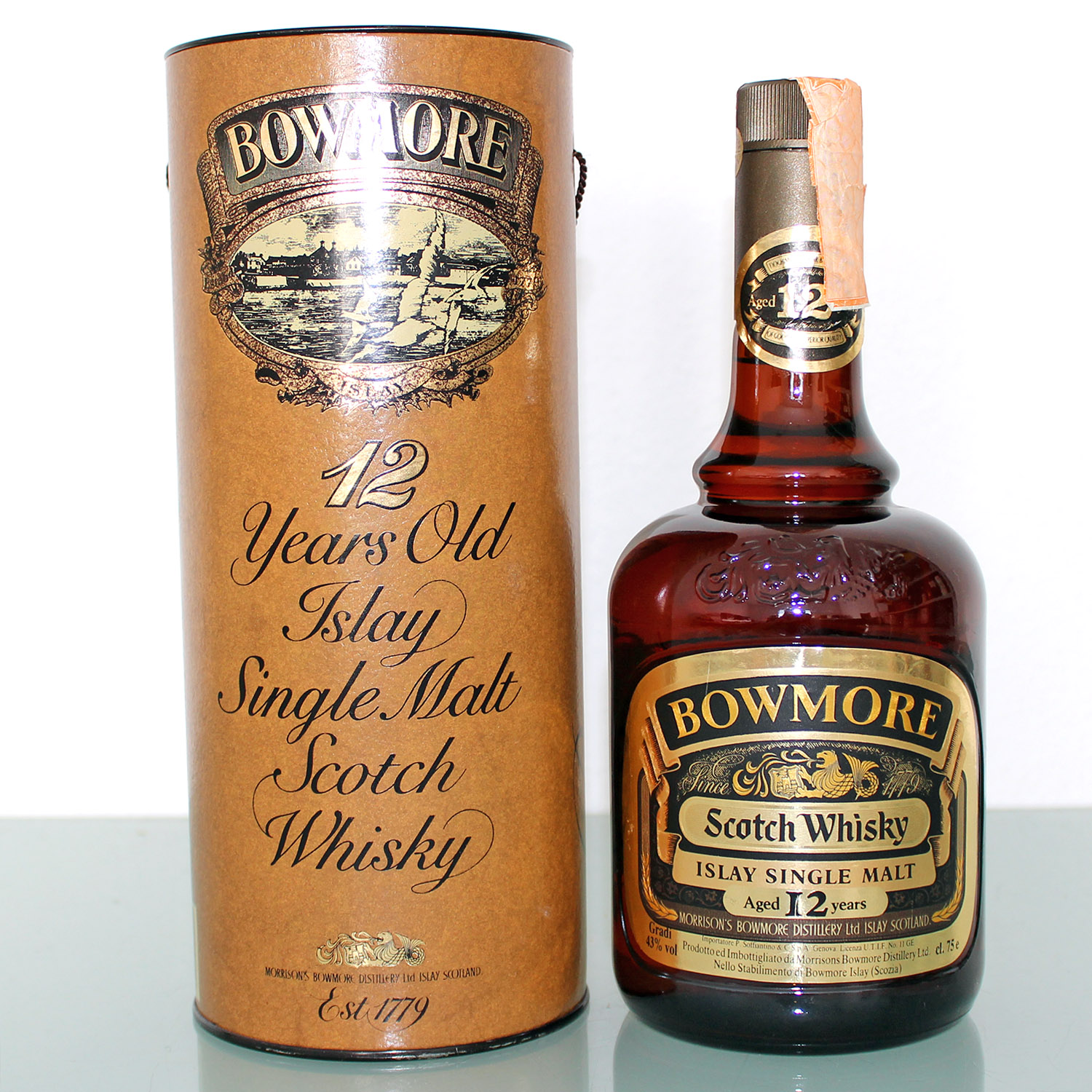 Bowmore 12 Years 1980s Gold Label Single Malt Scotch Whisky