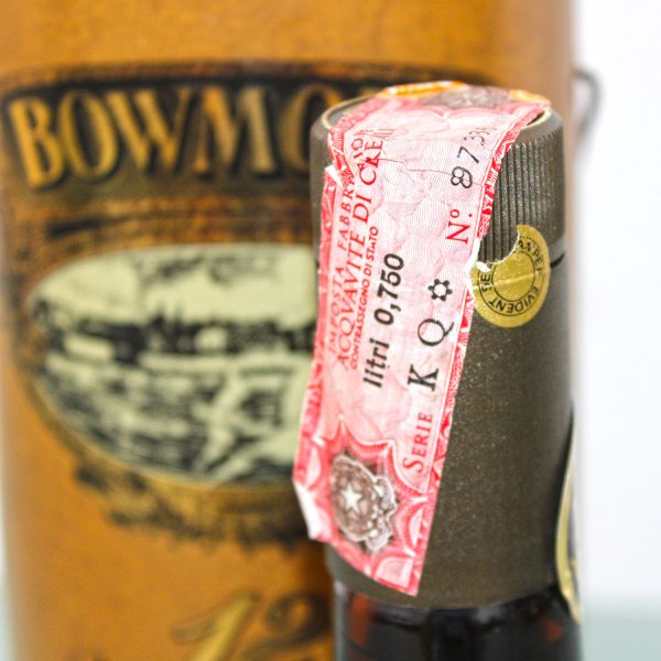 Bowmore 12 Years 1980s Gold Label Single Malt Scotch Whisky Capsule
