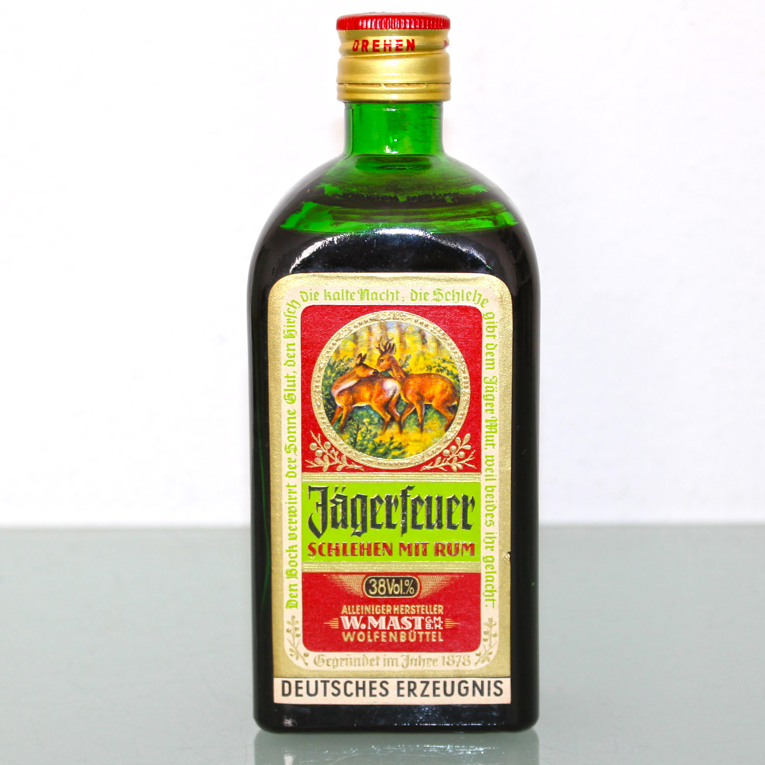 Jägermeister W. Mast Jägerfeuer Schlehen mit Rum