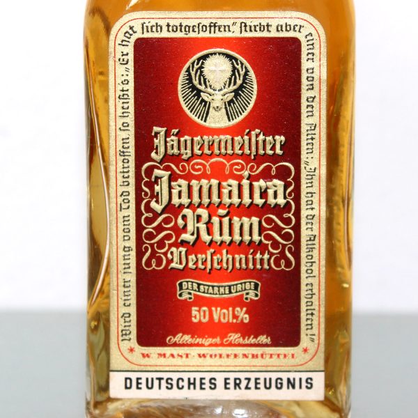 Jägermeister W. Mast Jamaica Rum Verschnitt Etikett