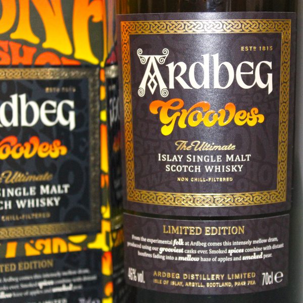 Ardbeg Grooves Limited Edition Whisky Label