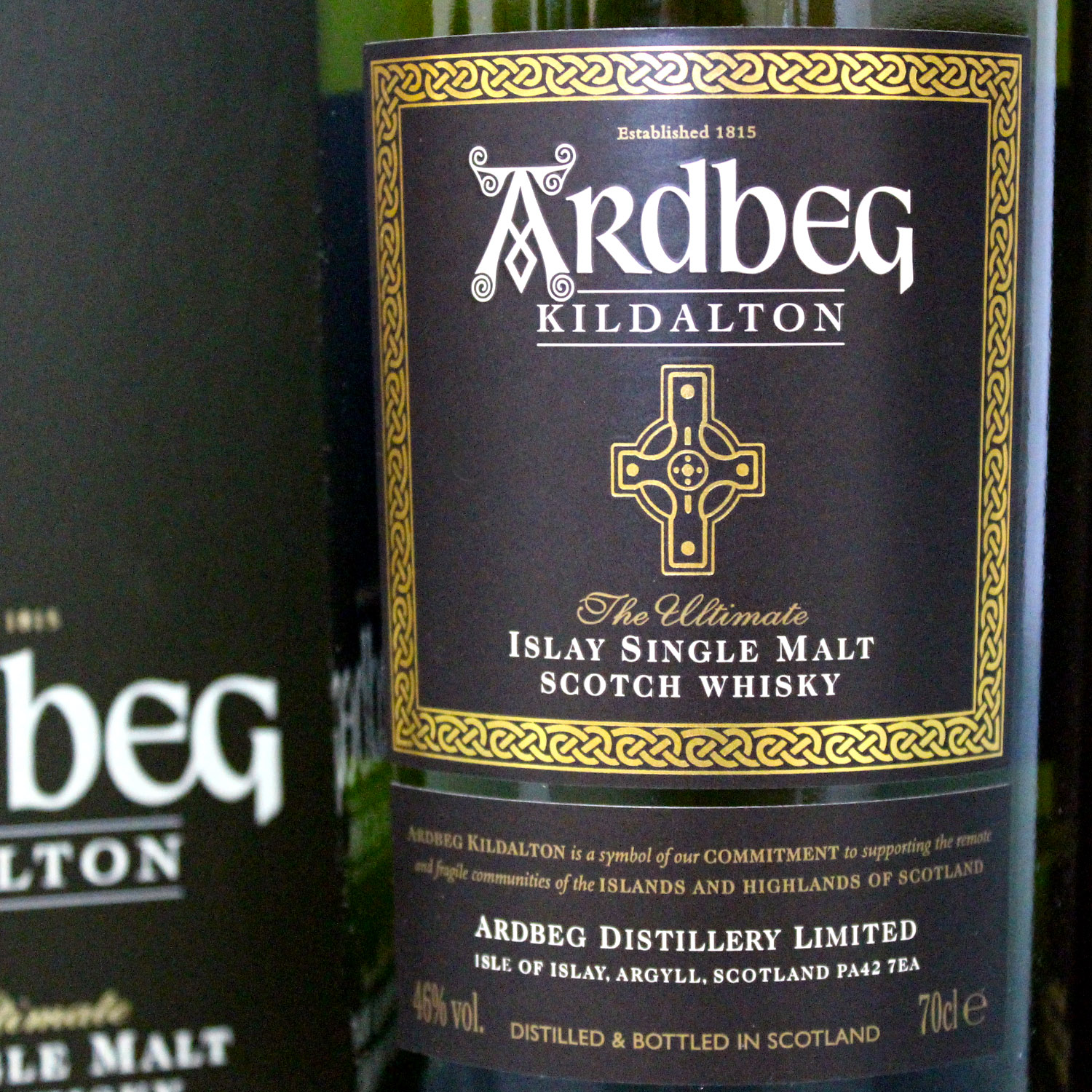 Ardbeg Kildalton Whisky Label