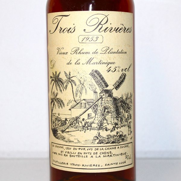 Trois Rivieres 1953 Rhum Rum Martinique label