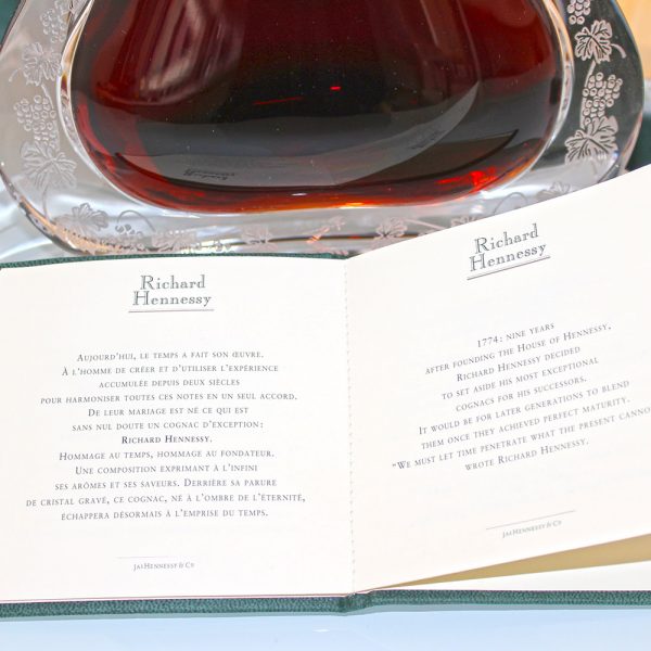 Richard Hennessy Cognac 1990s incl Display booklet 2