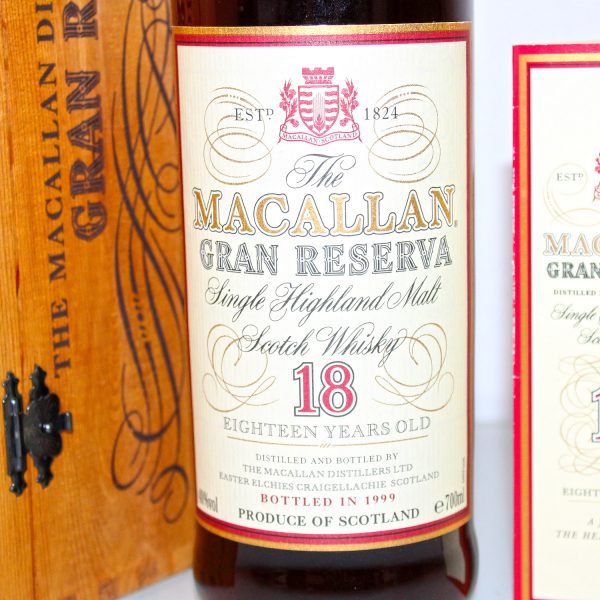 Macallan 1980 Gran Reserva 18 Year Old Label