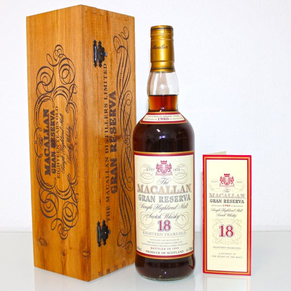 Macallan 1980 Gran Reserva 18 Year Old Whisky