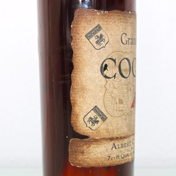Albert G Tissandier 1868 Grande Fine Cognac label side