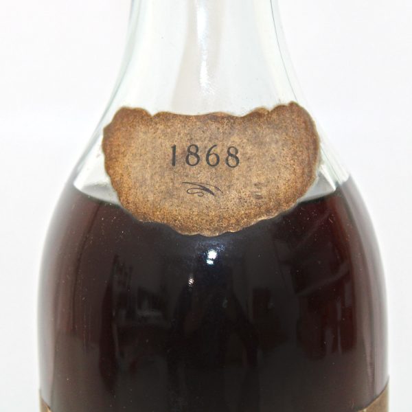 Albert G Tissandier 1868 Grande Fine Cognac neck label