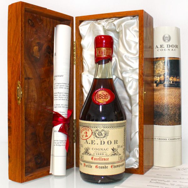 A.E. Dor 1889 Excellence Reserve No. 2 wooden box