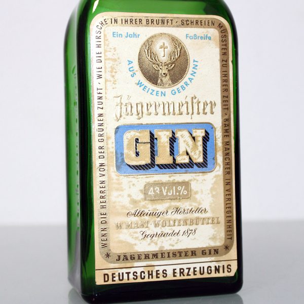 Jaegermeister W Mast Gin Etikett