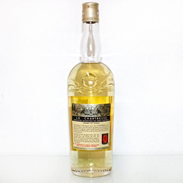 Chartreuse Gelb Liqueur 43% back