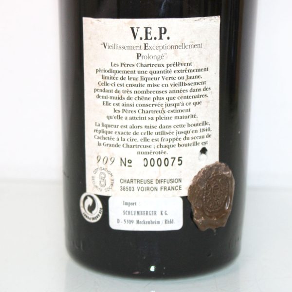 Chartreuse VEP Grün back label