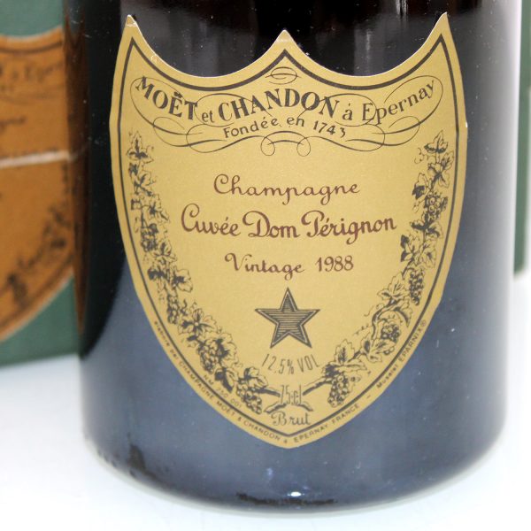 Cuvee Dom Perignon Vintage 1988 label