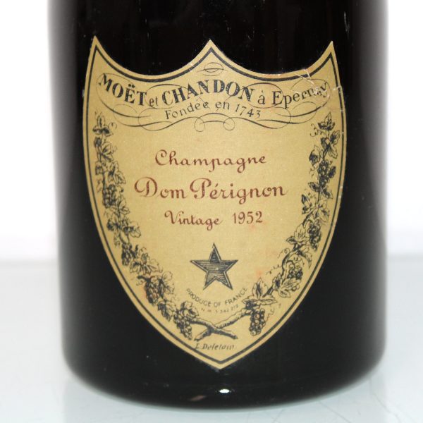 Dom Perignon Vintage 1952 label