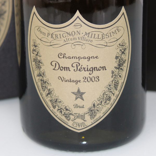 Dom Perignon Vintage 2003 label