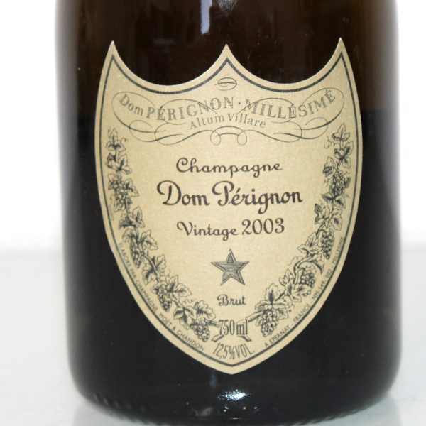 Dom Perignon Vintage 2003 label