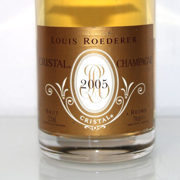 Louis Roederer Cristal 2005 label