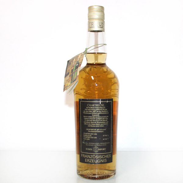 Chartreuse Gelb Liqueur Voiron back