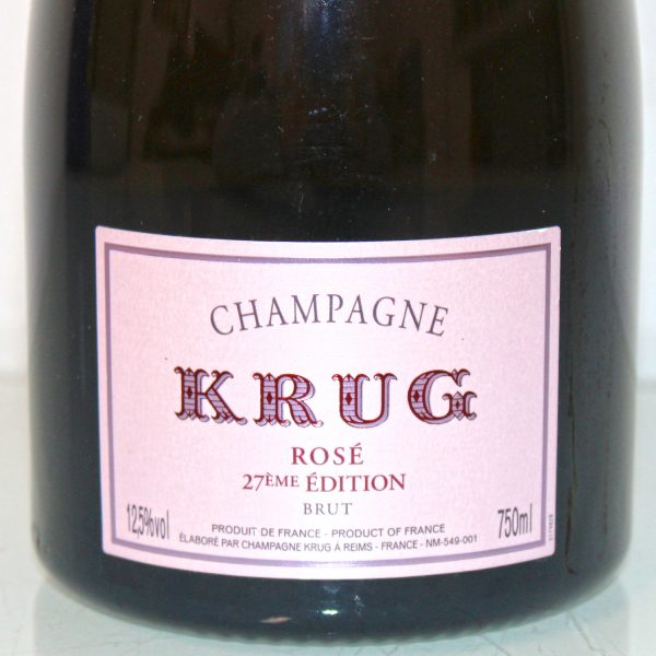 Krug Rose 27eme Edition Champagner label