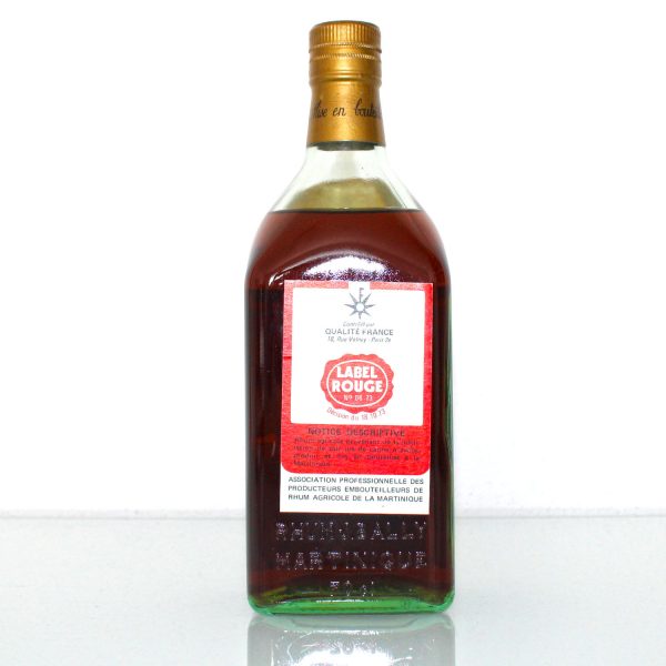 Rhum J. Bally 1970 back label