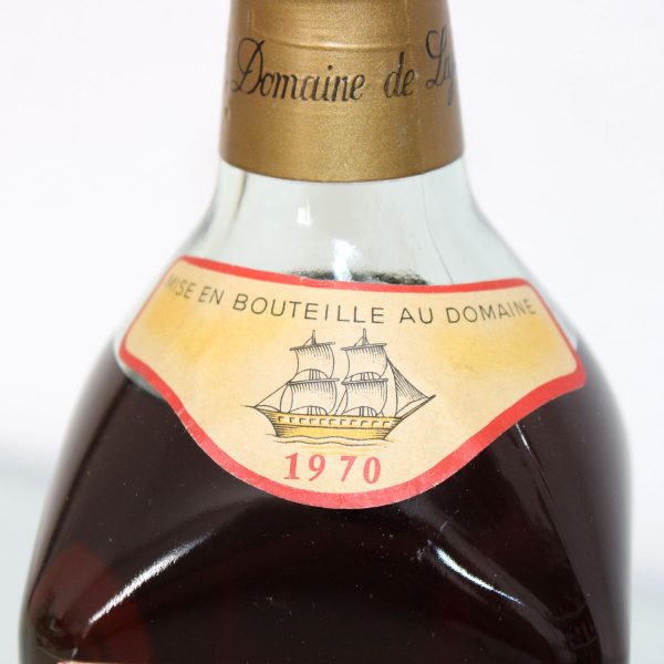 Rhum J. Bally 1970 neck label