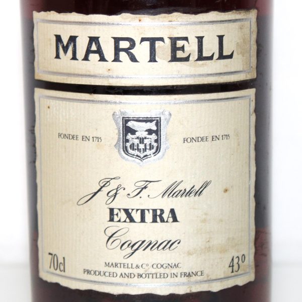 Martell Extra Cognac label