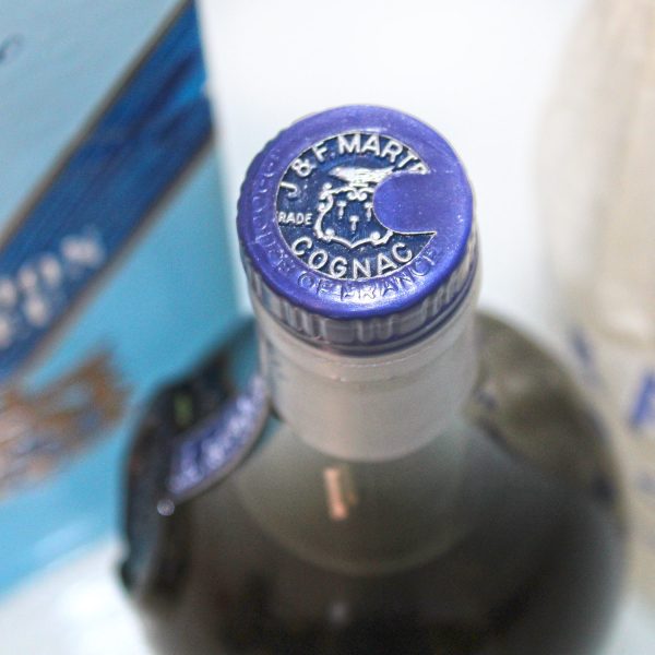 J & F Martell Cordon Bleu Cognac capsule top