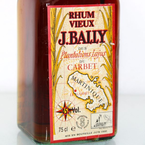 J. Bally 1982 Rhum Vieux label